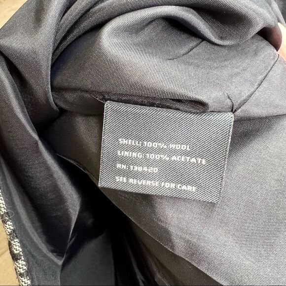 Carlisle Leopard Print Wool Pencil Skirt Size 0 - Picture 11 of 11